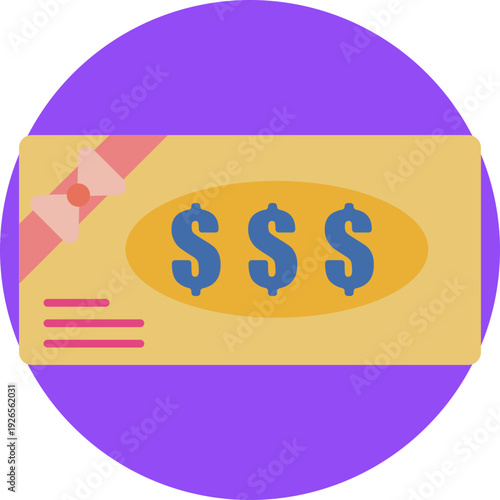 An icon symbolizing a baby shower gift voucher, typically used to indicate store credit or a redeemable present for baby items.