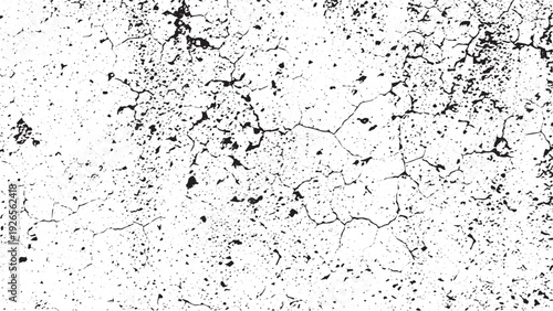 Abstract grunge texture background, distressed cracked surface, vector black overlay, distressed, horizontal, modern design, decorative, dark, vintage, blank surface