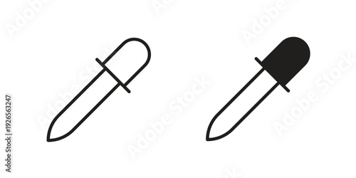 Dropper icons simple design. Vector illustration for web ui