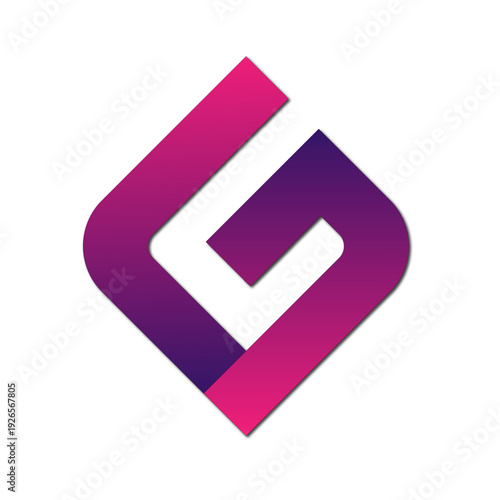 Web line modern color full logo design