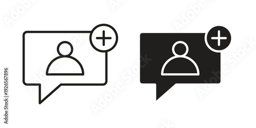 Followers icons for templates, web design and infographics