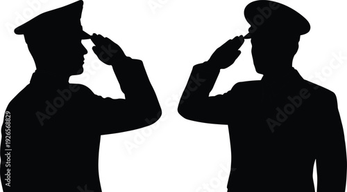 Black silhouette of a man digging with a shovel for gardening or construction work isolated on white background flat vector illustration.