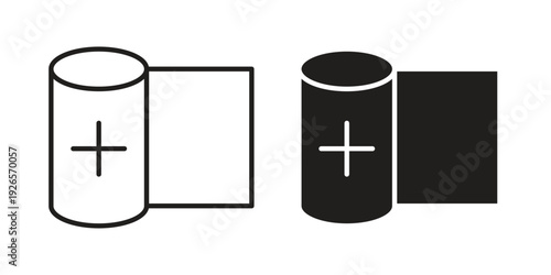 Gauze icons for templates, web design and infographics