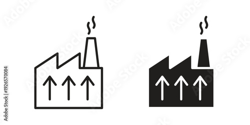 Geothermal Energy icons for templates, web design and infographics
