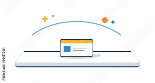 Strategic cognitive hygiene and maintaining a clean mental workspace in demanding knowledge work, a simple desk surface with only one essential card