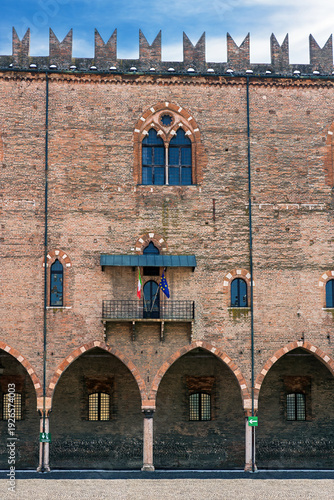 Wallpaper Mural Palazzo Bonacolsi (also known as Palazzo Castiglioni) is a 13th-century aristocratic Gothic palace located in the centre of Mantua in Piazza Sordello. Mantua, Italy Torontodigital.ca