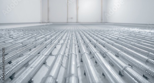 Best practices for flexible pipe arrangement in radiant floor heating installations