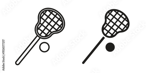 Lacrosse icons for templates, web design and infographics