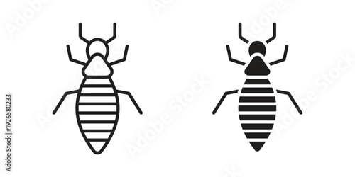 Louse icons for templates, web design and infographics