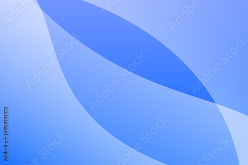 青いグラデーションと曲線ウェーブの抽象背景デザイン素材