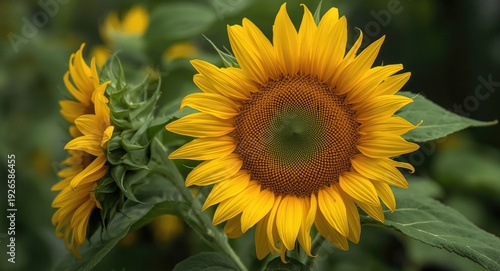 Sunflower Tree Presenting Unique Floral Patterns