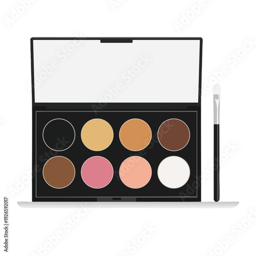Compact Eyeshadow Palette with Neutral and Pastel Shades for Creative Eye Makeup
