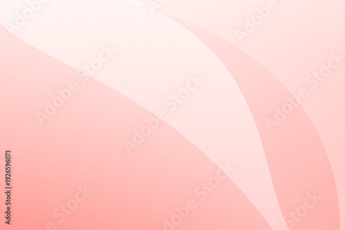 赤のグラデーションと曲線ウェーブの抽象背景デザイン素材