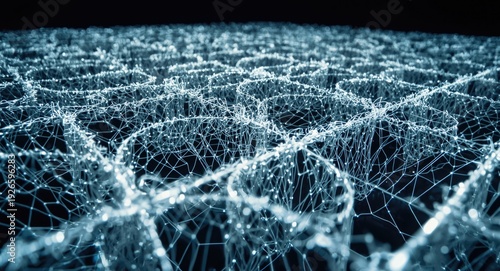 Vibrant animation of white lines in intricate, compact arrangements