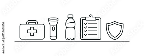 Personal emergency preparedness kit and risk awareness planning supporting safety, resilience, and responsible readiness for unexpected situations