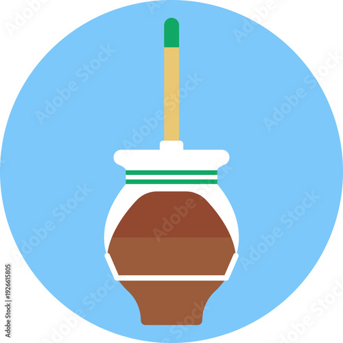 A traditional Spanish friction drum, commonly played during Christmas celebrations, especially in southern Spain.