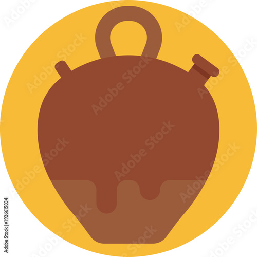 A traditional Spanish clay jug used to serve water or wine, often associated with rustic dining and Mediterranean culture.