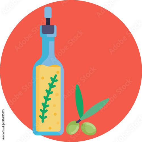 Olive Oil – A symbol of Spain’s rich culinary tradition, representing its world-famous olive oil production and Mediterranean heritage.