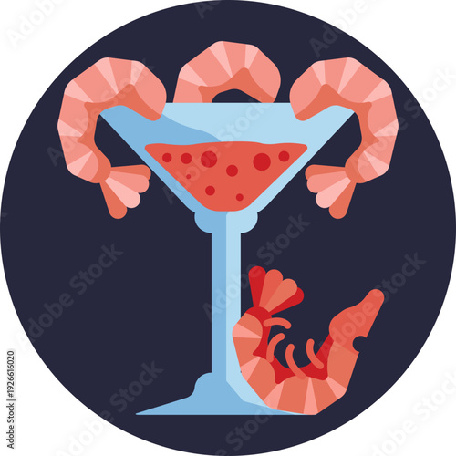 Shrimp Cocktail – A traditional appetizer popular in Spain, made with cooked prawns, fresh lettuce, and a tangy pink sauce.