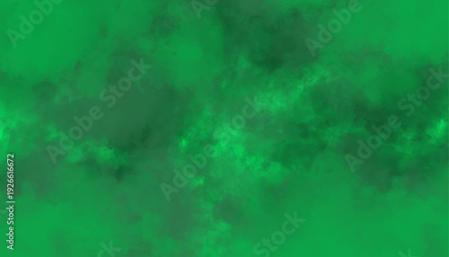 Abstract Emerald Green Smoke and Cloud Texture Background