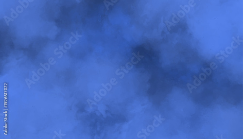 Abstract Blue Smoky Texture Background