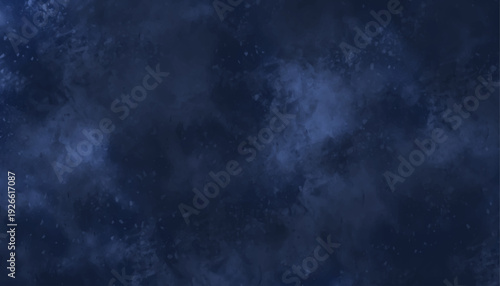 Abstract Navy Blue Smoke and Fog Texture Background