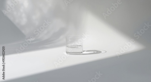 Simple white backdrop highl...