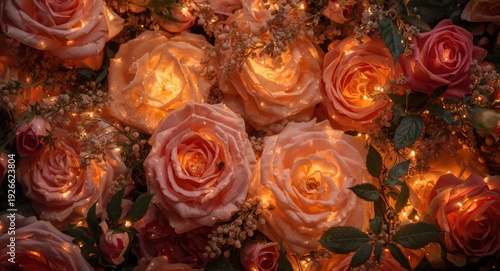 Summer enchanted floral bac...