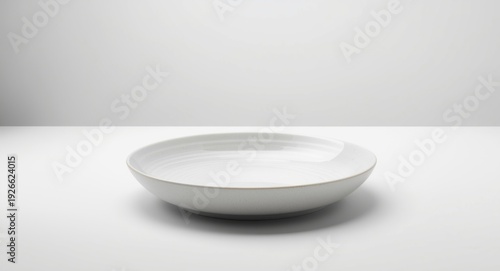 Minimalist white ceramic se...
