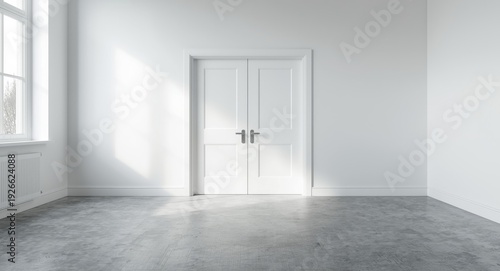 Unfurnished space with a pa...