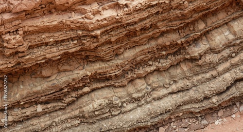 Layered natural rocks with ...