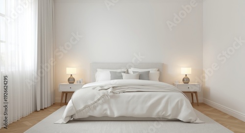 serene contemporary bedroom...