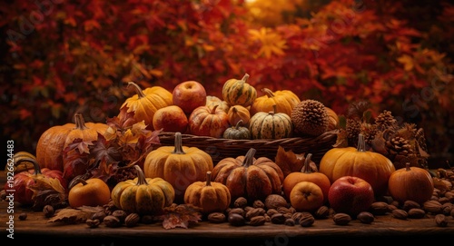 Inviting fall decor focused...