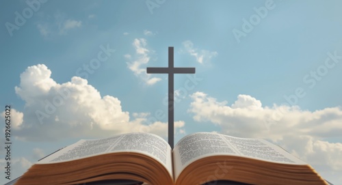 Sky clouds drifting over a ...