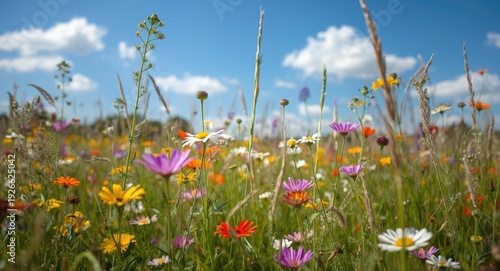 Radiant meadow filled with ...