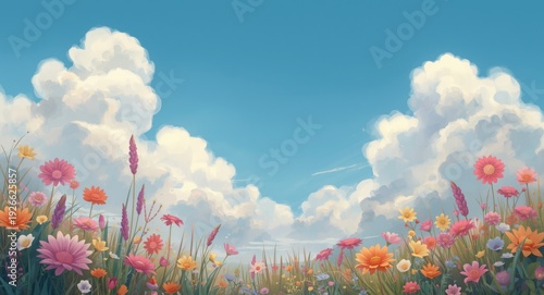 whimsical cartoon nature ba...