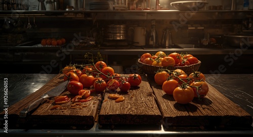 Organic tomatoes from green...