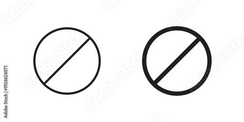 Blocked icon collection with multiple styles. EPS10