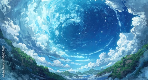 Concept background art port...
