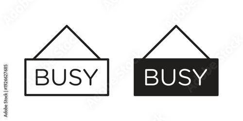Busy icon collection with multiple styles. EPS10