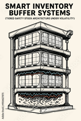 Smart Inventory Buffer System and Tiered Safety Stock Management Model illustration