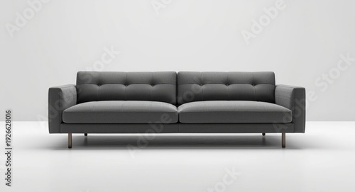 Modern grey sofa set displa...