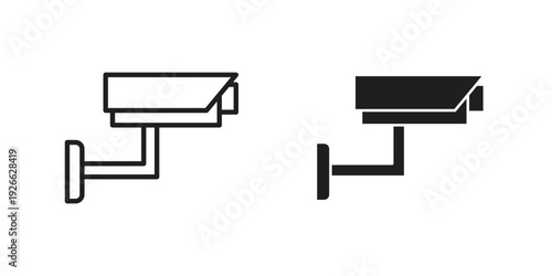 CCTV icon collection with multiple styles. EPS10
