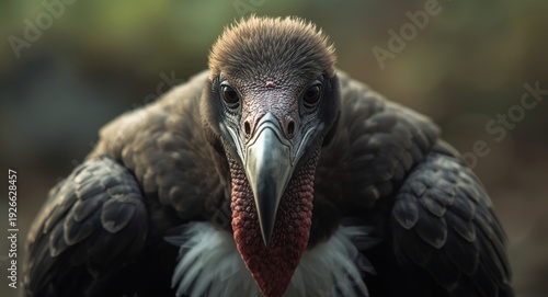 Shot of a vulture up close ...