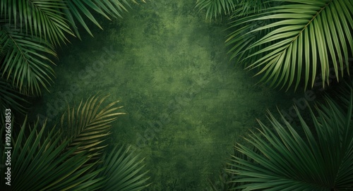 Natural textured green back...