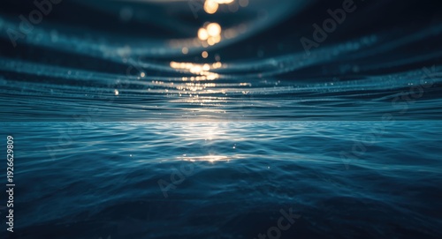 Natural ocean landscape wit...