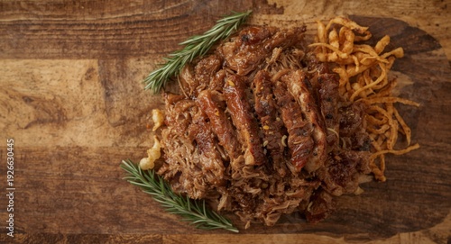 Tender slow cooked pulled p...