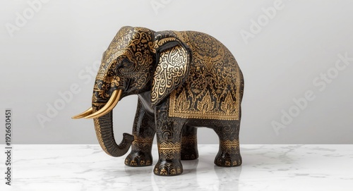 Spa decor resin elephant wi...