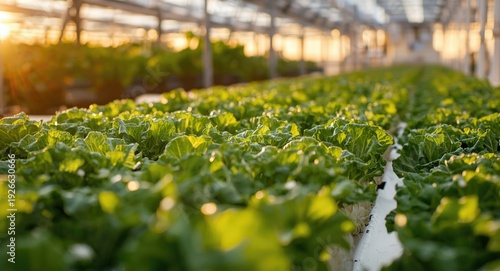 Fresh organic lettuce culti...
