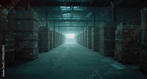 warehouse storage with heav...